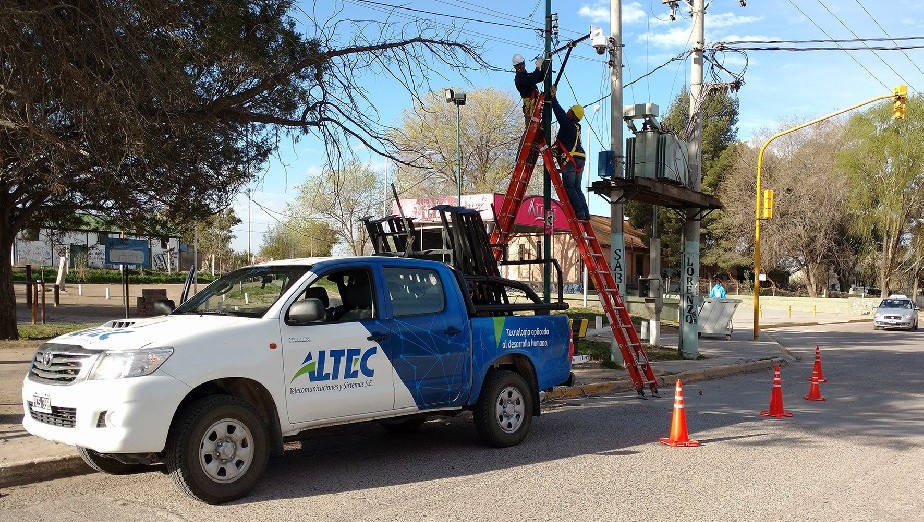 ALTEC instaló nuevo equipamiento para el programa RN Emergencias en Villa Regina
