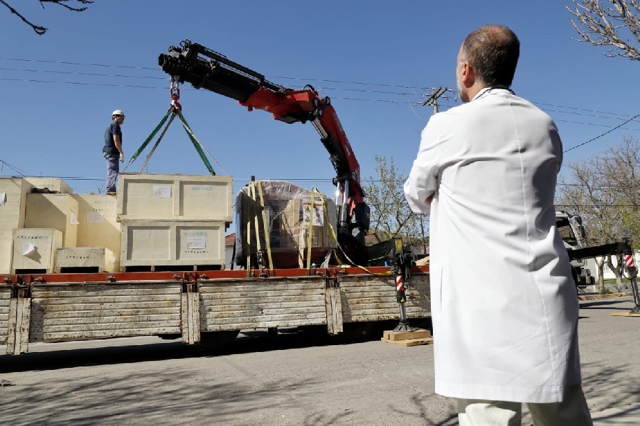 Lleg� el resonador magn�tico para el Hospital de Viedma, el primero para un nosocomio p�blico