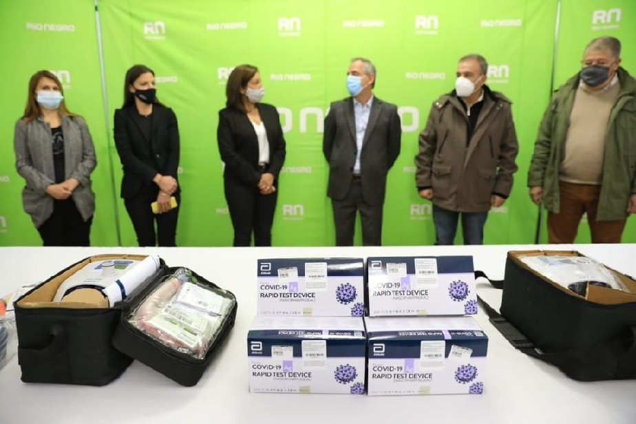 El Banco Patagonia don� a la Provincia elementos para reforzar la atenci�n de casos de COVID-19