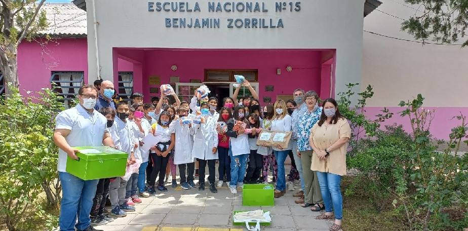 Estudiantes de El Manso y Valcheta recibieron los premios de Cultura Tributaria