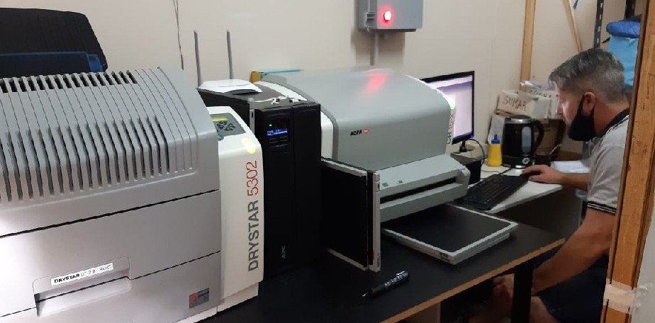 Lamarque: con nuevo equipo digitalizado el hospital jerarquiza el servicio de rayos