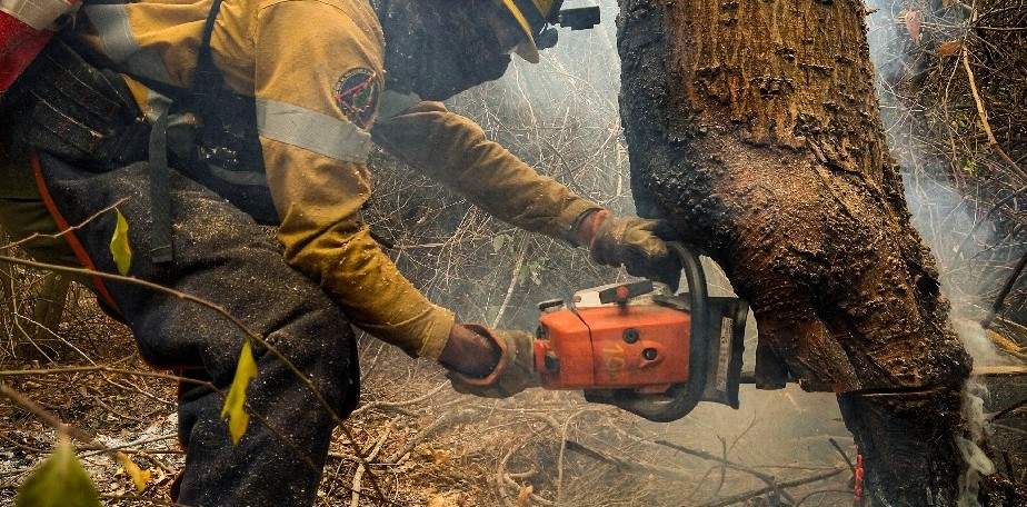 SPLIF El Bolsn trabaja en el combate de incendios en Salta
