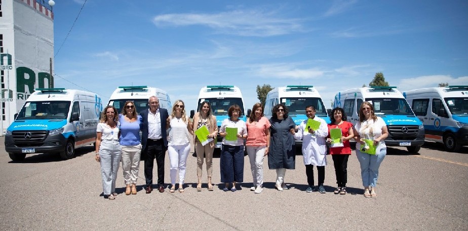 La Provincia suma nuevas ambulancias para los hospitales