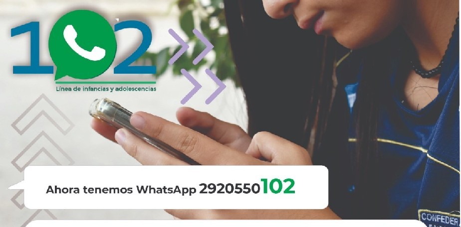 SENAF suma WhatsApp como vía de acceso a la Línea 102