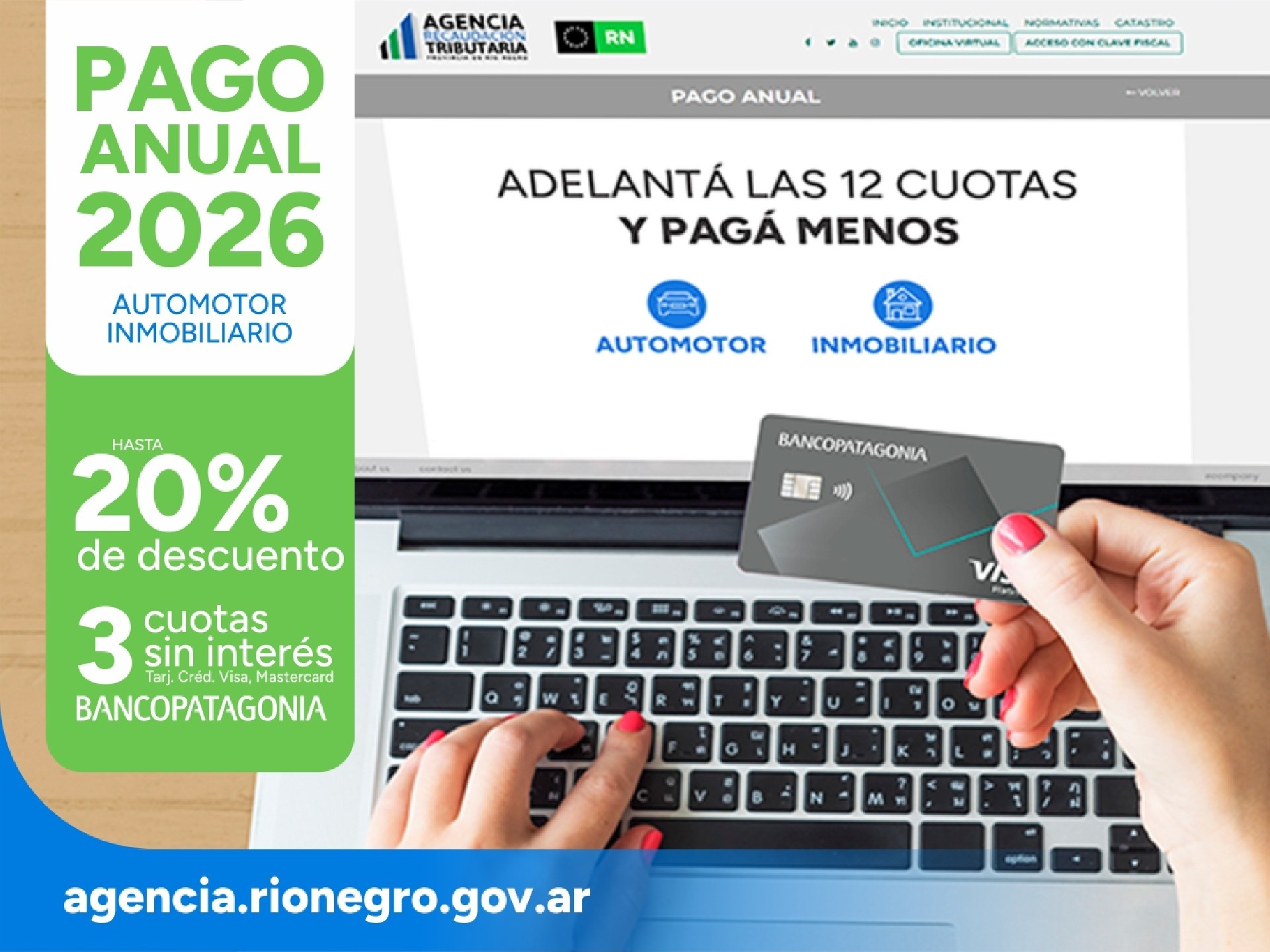 Ya est� disponible el Pago Anual 2026 con hasta 20% de descuento y cuotas sin inter�s